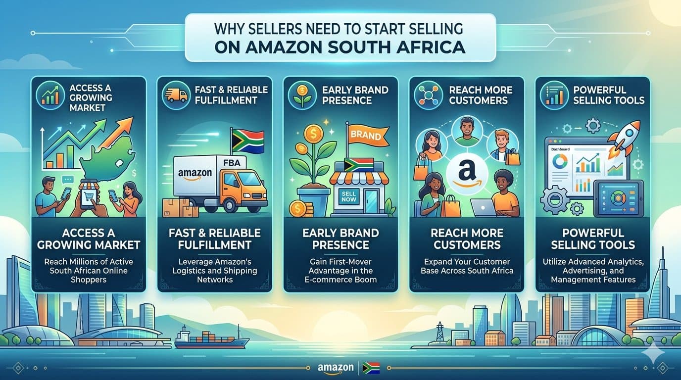 How to Start Online Selling on Amazon South Africa: A Step-by-Step Guide​